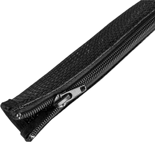 EVOline Texflex Kabelschlauch Flexibler Kabelkanal mit Zipp Schwarz ø 35-50 mm, Länge: 2000 mm - Bild 1