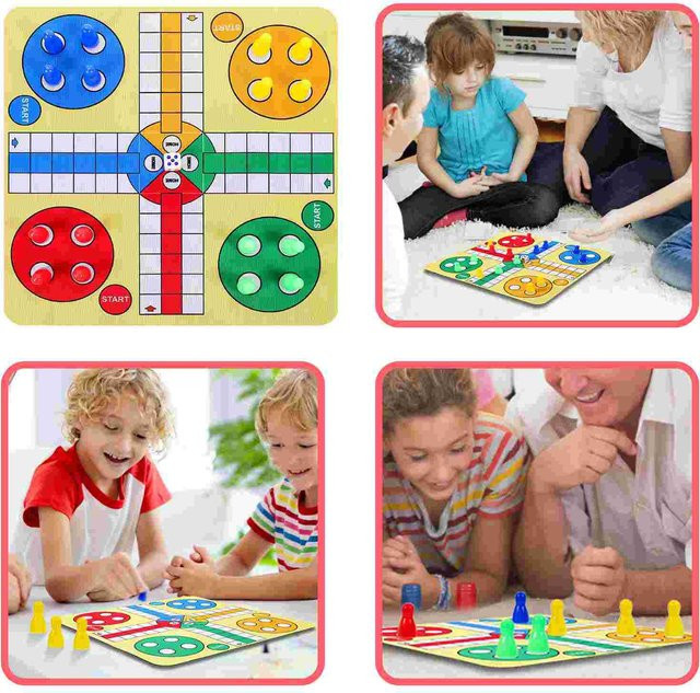 Kidsly Ludo Schachspiel, Brettspiel, Partyspiel, ab 3 Jahren - Bild 1