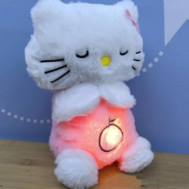 Yiran toy 1 HelloKitty Katze Plüschtier mit Musik und Licht - Bild 1