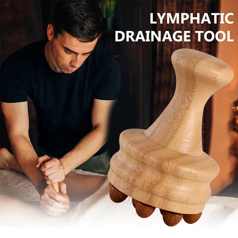 YQQGD Holz Massagewerkzeug, Anti-Cellulite Massagegerät, Unisex - Bild 5