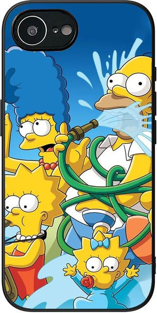 Handyhülle mit Simpsons Anime Design für Samsung Galaxy S25 S24 S23 S22 FE Plus Ultra A55 A16 A15 5G in Multicolor - Bild 1