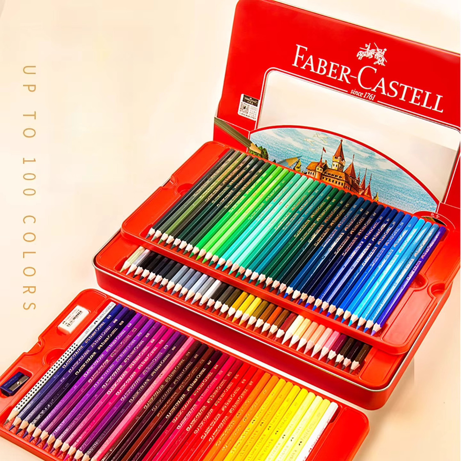 Faber Castell Öl-Buntstifte-Set Burg-Serie, 36 Farben, Multicolour - Bild 2