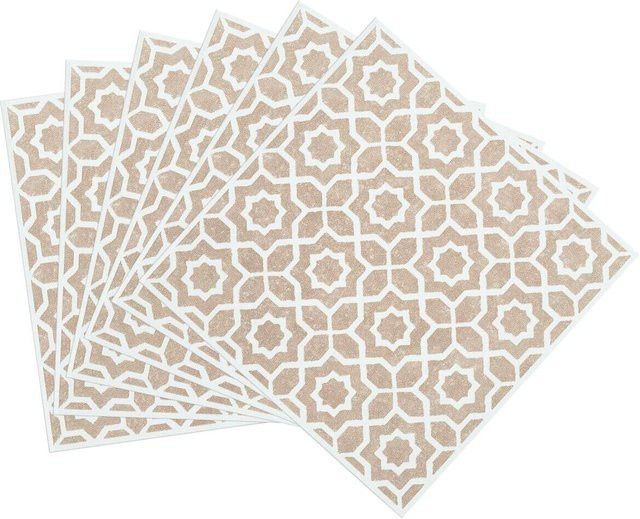 d-c-fix Selbstklebende Wandfliese beige matt B/H: 15,25 x 15,25 cm - Bild 1