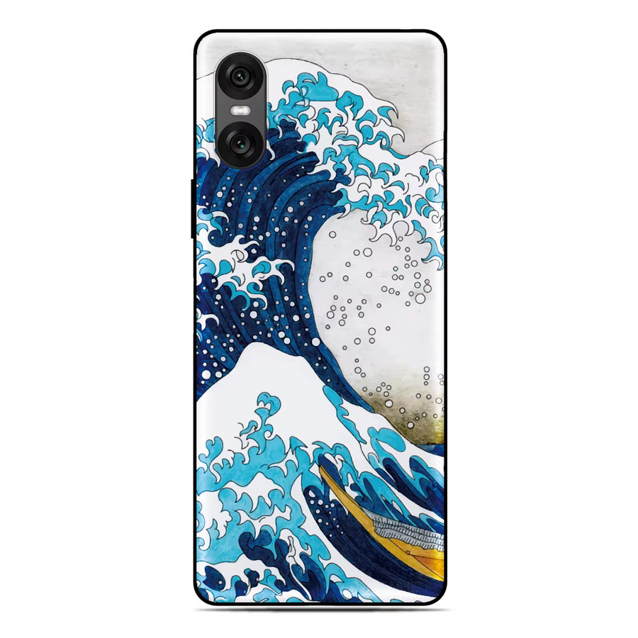 Wave Kanagawa Handyhülle für Motorola Moto G87 G47 G37 G56 G86 G84 G54 G24 G06 G15 Power G04s G8 Lite One Vision Macro Cover - Bild 2