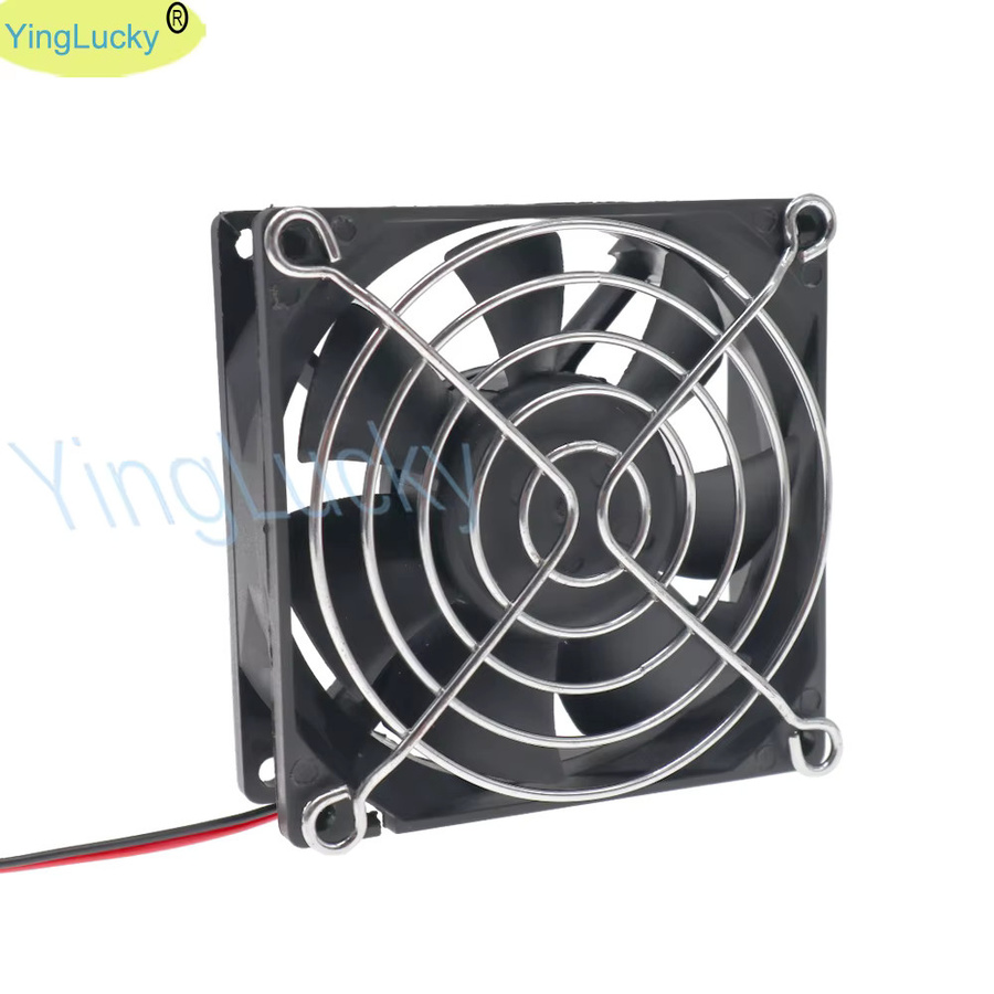 Seimistu DC 12V 80mm Lüfter mit Netzteil in Schwarz für Arcade-Spielautomaten und Münzverkaufsautomaten - Bild 2