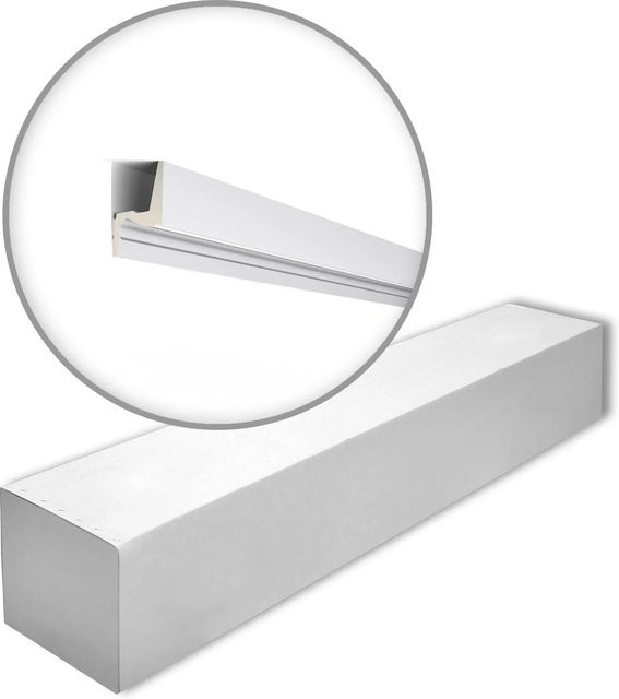 NOEL & MARQUET NMC IL7 MEMORY-Box ARSTYL Eckleisten Set aus Polyurethan Hartschaum, 14 Stück, Weiß, Gesamtlänge: 28 m - Bild 1