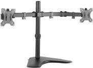 LogiLink Dual Monitor Desk Stand BP0045 Schwarz Verstellbarer Monitorarm für 2 Bildschirme 13-32 Zoll VESA 100x100 mm - Bild 1