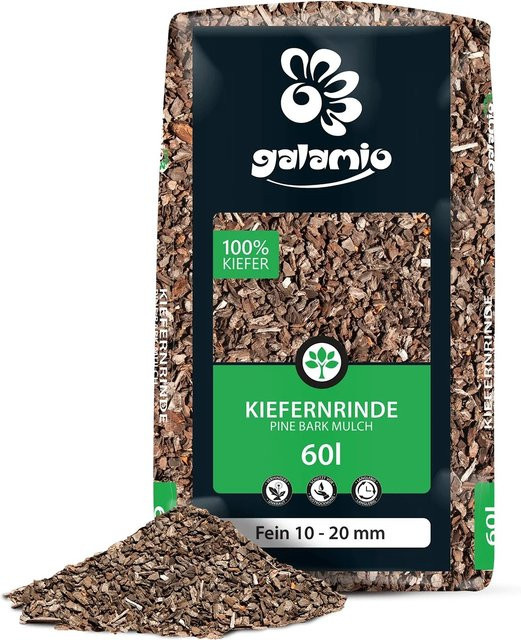 Galamio Rindenmulch Kiefer Fein, Braun, 60 l - Bild 1