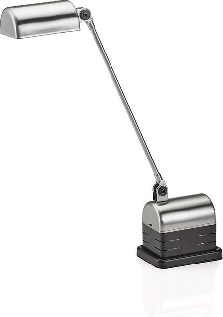 Lumina Daphinette Portabile LED-Akkuleuchte in Silber, dimmbar und verstellbar, warmweißes Licht (3000K) - Bild 1