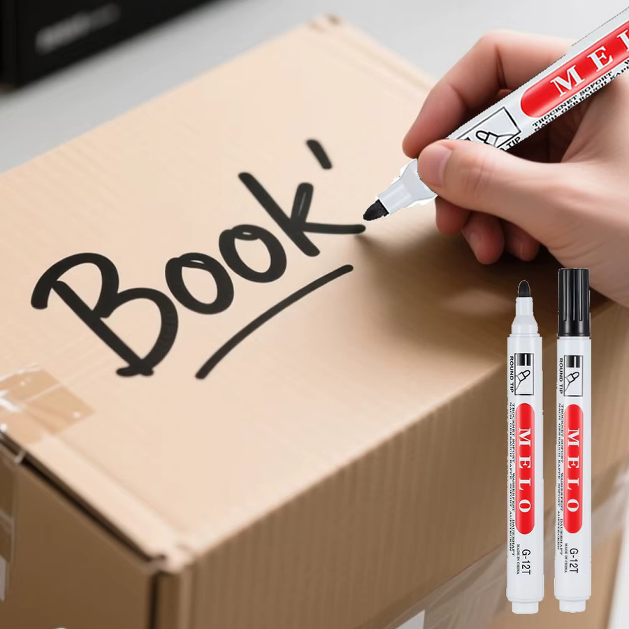 LOLEDE Permanent Marker Set 20 Stück, wasserfeste Stifte in Schwarz, Rot und Blau, 2mm Spitze, schnelltrocknend für Reifen und fettige Oberflächen - Bild 3