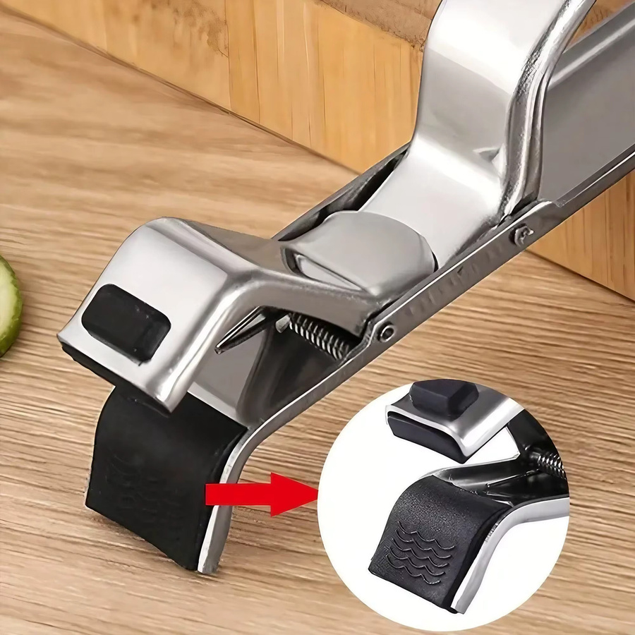 STONEGO Schüsselclip aus Edelstahl in Silber, verbrühungssicherer und hitzebeständiger Schüsselentferner für heiße Platten und Instant Pot - Bild 3
