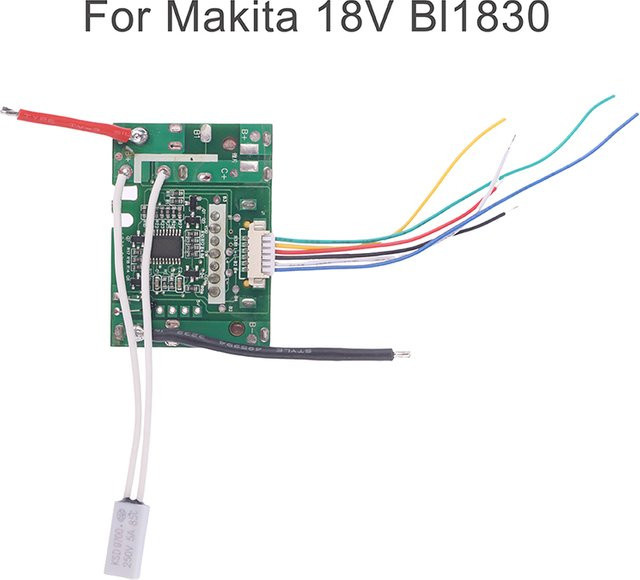 Makita Schutzplatine PCB/LED Schaltung Modul für Li-Ion Akkus Bl1830 Bl1840 Bl1850 18V - Bild 1
