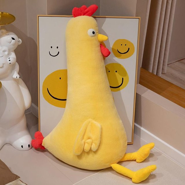 Yiran toy Langer Hühnchen Plüschtier, Plüschkissen, ab 14 Jahre - Bild 1