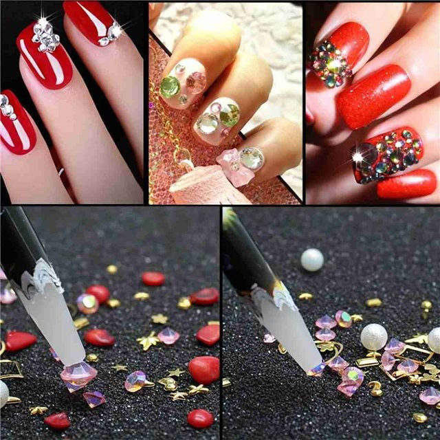 FUMOSIK Nail Art Punktierungspinsel, hellgrün, Unisex - Bild 1