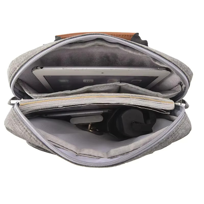 Ninth World Laptoptasche und Tablet Schutzhülle für 9-11 Zoll Geräte, wasserdicht und stoßfest, Farbe: grau - Bild 3