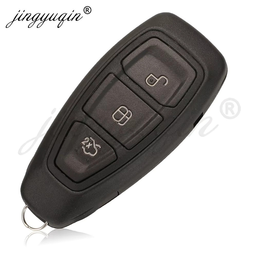 Jingyuqin 10er Set Ersatzgehäuse für Ford Autoschlüssel mit 2 oder 3 Tasten in Schwarz für Focus C-Max Mondeo Kuga Fiesta Galaxy S-Max B-Max Keyless Fall - Bild 2