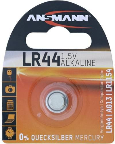 Ansmann Alkaline LR44 Knopfzelle - Bild 1