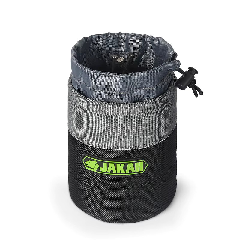 JAKAH Werkzeuggürteltasche JK-198 als multifunktionale Aufbewahrungstasche für Schrauben und Nägel in Grau - Bild 3