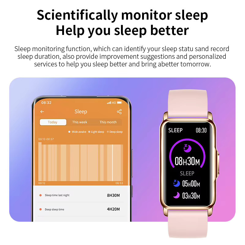 LIGE Smartwatch für Damen mit Bluetooth Anruffunktion, Musiksteuerung, Herzfrequenz, Schlafmonitor und SpO2-Messung, 1,47 Zoll Display - Bild 4