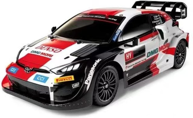 TAMIYA Yaris Rally Klare Karosserie, 1:10, RC-Auto, Unbemaltes DIY Set - Bild 1