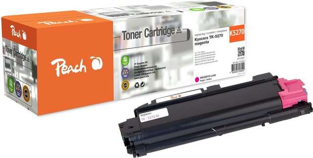 Peach K5270 M Toner für Kyocera ECOSYS M 6230 cidn, M 6230 cidnt und M 6630 cidn, Mehrfarbig, wiederaufbereitet - Bild 1