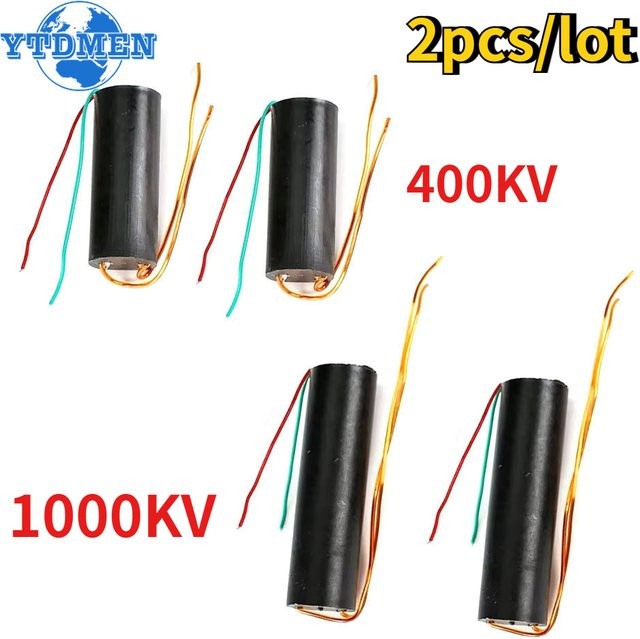 YTDMEN 2er Set Hochspannungsgenerator Boost Step Up Power Modul DC 3V-6V in Schwarz - Bild 1