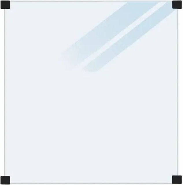 Glaszaun Element Plus aus Polycarbonat satiniert, B: 90 cm, H: 91 cm - Bild 1