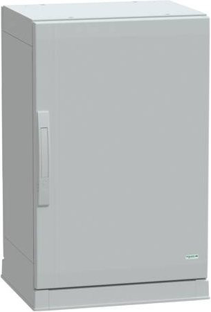 Schneider Electric Polyestergehäuse PLAZ mit Sockelrahmen und offenem Boden, Farbe Grau, H x B x T: 750 x 500 x 420 mm, IP54 - Bild 1