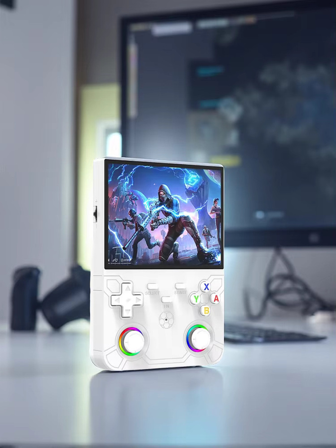 ZUIDID R36 Ultra X Handheld Retro-Videospielkonsole mit IPS-Bildschirm, 128 GB vorinstallierte Spiele, tragbarer Pocket-Player mit Linux-System, Grün - Bild 6