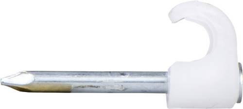 Schneider Electric Nagelschellen 2052033 Lichtgrau, Bündel-Ø-Bereich 14 bis 20 mm, UV-stabilisiert und halogenfrei, 100 Stück - Bild 1