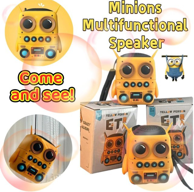 Minions Disney Bluetooth-Lautsprecher, smart speaker, gelb - Bild 1
