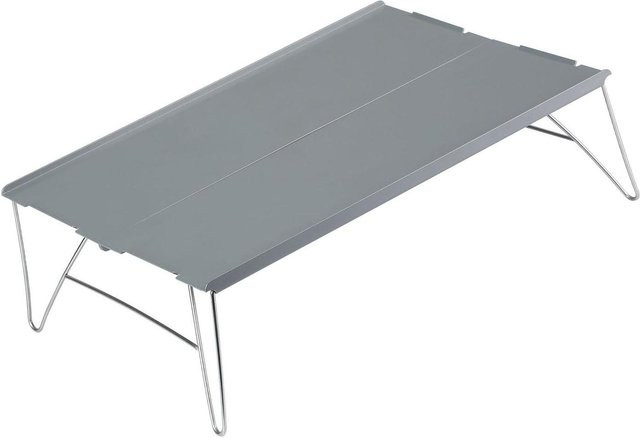 Fishine Outdoor Klapptisch aus Aluminiumlegierung in Grau für Camping und Picknick - Bild 1
