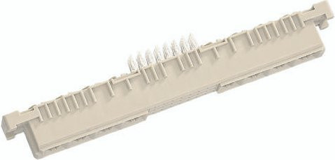 HARTING Federleiste 09032246850 aus Messing in Beige mit 3 Reihen - Bild 1