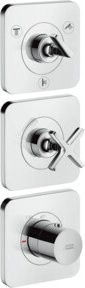 Hansgrohe Axor Citterio E UP-Thermostat Fertigset mit Rosette in Chrom - Bild 1