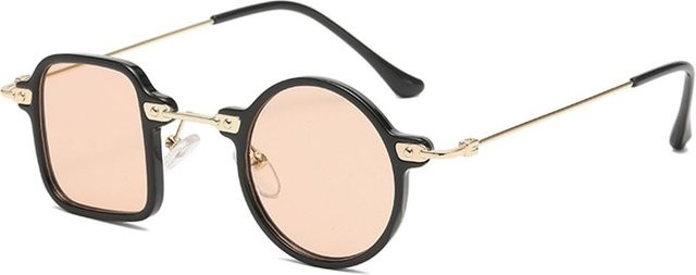 Yeiangbang Sonnenbrille, quadratisch, Vollrand, Unisex, black, transparent - Bild 1