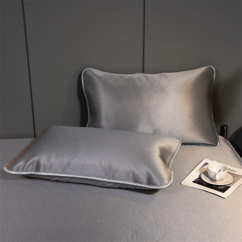 Yiran Furniture Sommerbettmatte aus 1800D Carbon-Leichtfasern und Eisseide, 2er Set, kaffeebraun, B/T: 90 x 200 cm - Bild 2