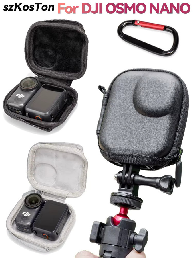 DJI OSMO NANO Tragbare Mini Tasche Schwarz Wasserdichte und Stoßfeste Schutzhülle für Kamera Zubehör - Bild 7