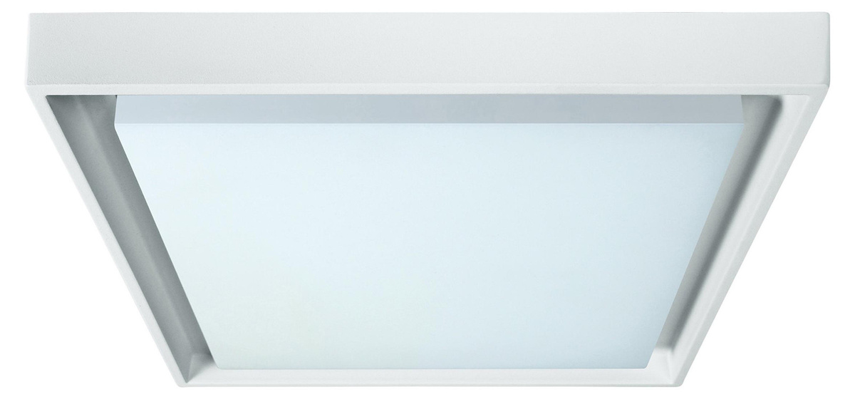 Näve LED Außendeckenleuchte MIO in Weiß, Modern Style, IP54, B/T/H: 27 x 27 x 5,3 cm - Bild 1