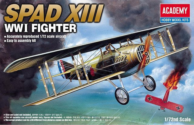 Academy WWI SPAD XIII, Fahrzeug, 1:72 - Bild 1