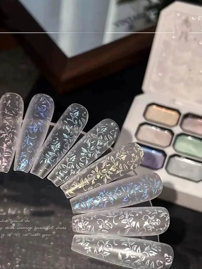 SJP Aurora Pearl Effect Nagellack, Schimmernd, 9 Farben - Bild 3