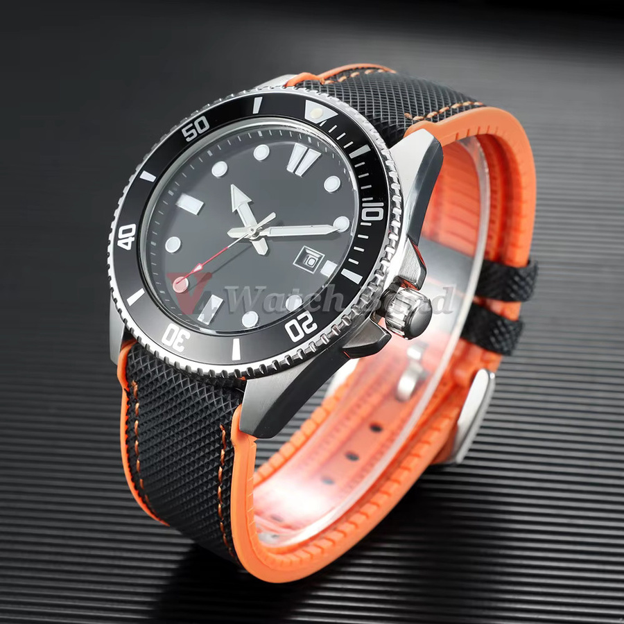 nxalp Uhrenarmband Silikon, Nylon-Segeltuch-Gummi-Hybrid, Herren - Bild 3
