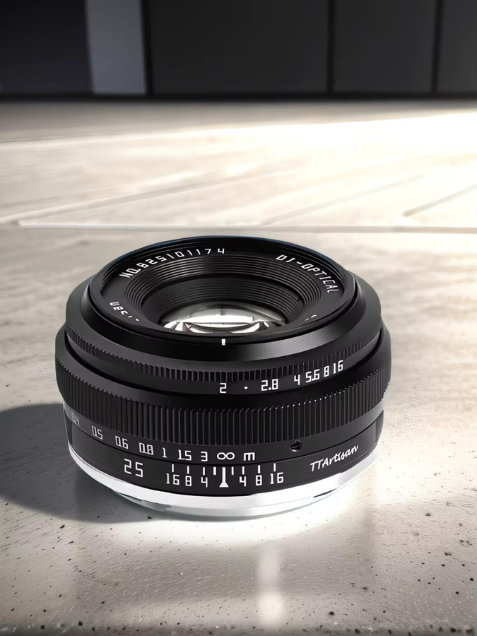 TTArtisan 25mm F2 APS-C Objektiv für Sony E und andere Mounts, Schwarz, Manuelle Fokussierung - Bild 3