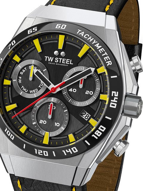 TW Steel Chronograph, Edelstahl, Quarz, 44 mm, Herren - Bild 1
