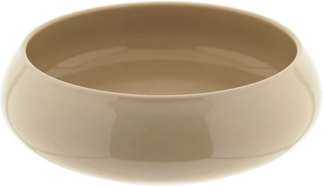Almina Servierschale und Salatschale aus Porzellan in Beige, Durchmesser: 22 cm, Höhe: 7 cm - Bild 1