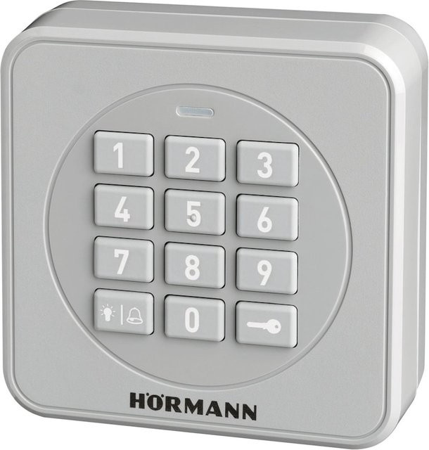 Hörmann Funk-Codetaster FCT3-1 BS 868 MHz zur Steuerung von Torantrieben und Garagentoren in Weiß und Grau - Bild 1