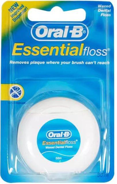 Oral-B Essential Zahnseide, Minze, gewachst, 50 m, Unisex - Bild 1