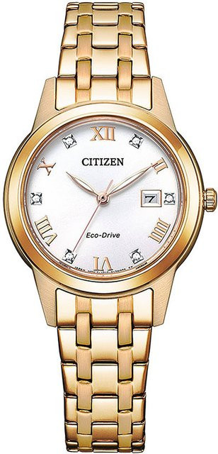 Citizen Armbanduhr, Solar, Edelstahl, Silber, 30 mm, Damen - Bild 1