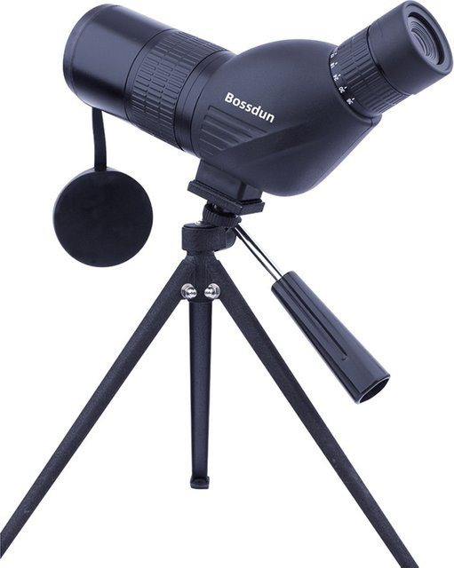 LOERSTON HD Zoom Monokular Spektiv mit Bak4 Prisma, wasserdicht und antibeschlagfrei, Schwarz - Bild 1