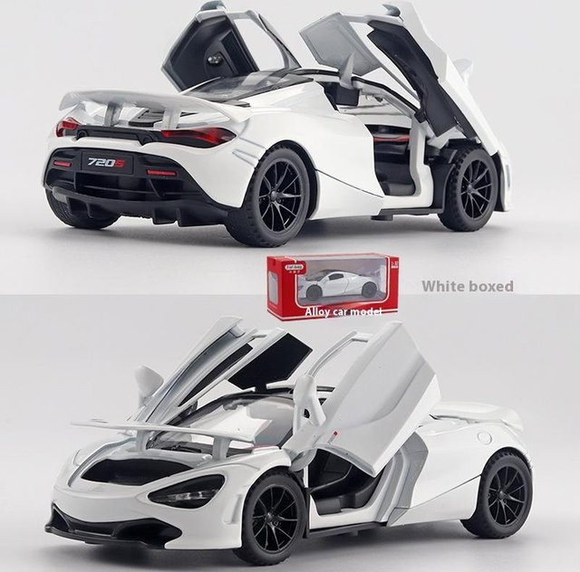 Linyi toy car McLaren 720S Sportwagen, Modellauto, 1:32, Metall, Sound & Licht, ab 18 Jahre - Bild 1