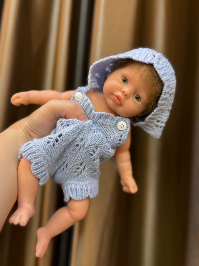 Aizwa Bebe Reborn Girl, Silikonpuppe, 25,4 cm, ab 3 Jahre - Bild 3